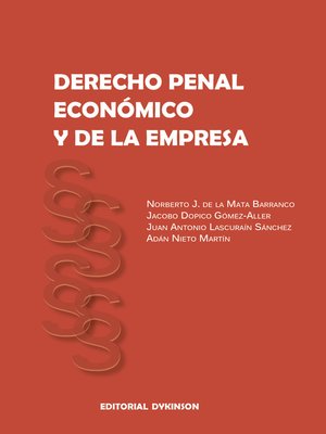 cover image of Derecho penal económico y de la empresa